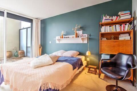 Suite Parentale Avec Sdb Dans Appartement Avec Rooftop Montpellier Luaran gambar